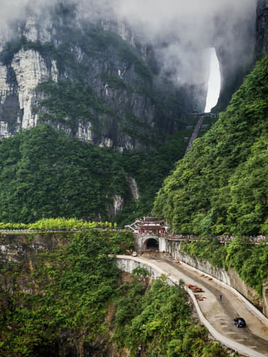 La famosa carretera de 99 curvas