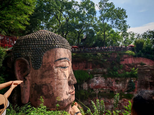 Cabeza del Buda de Leshan