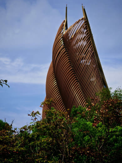 Restaurante en el parque