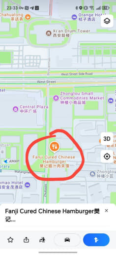 Ubicación del restaurante