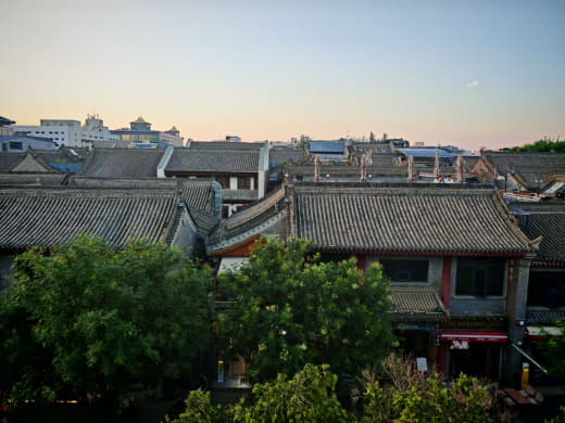 Anochecer en la muralla